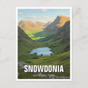 Cartão Postal Snowdonia National Park Wales Viagem