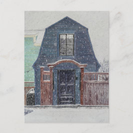 Cartão Postal Snowy Day