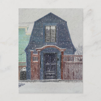 Cartão Postal Snowy Day