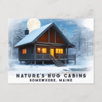*~* Snowy Woods Cabin Stream AP49 Maine