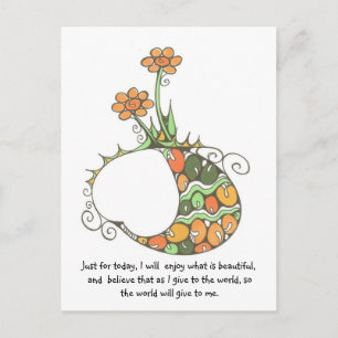 Cartão Postal Só por hoje.