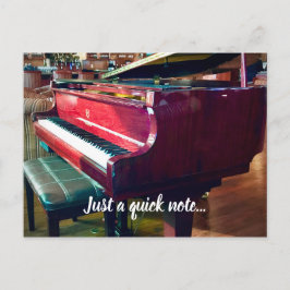 Cartão Postal Só uma nota rápida...