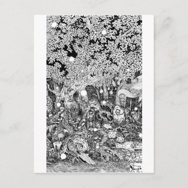 Cartão Postal Sob a árvore (Frente)