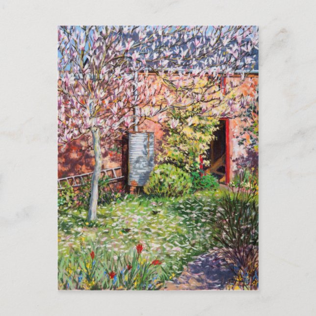 Cartão Postal Sob a Magolia (Frente)