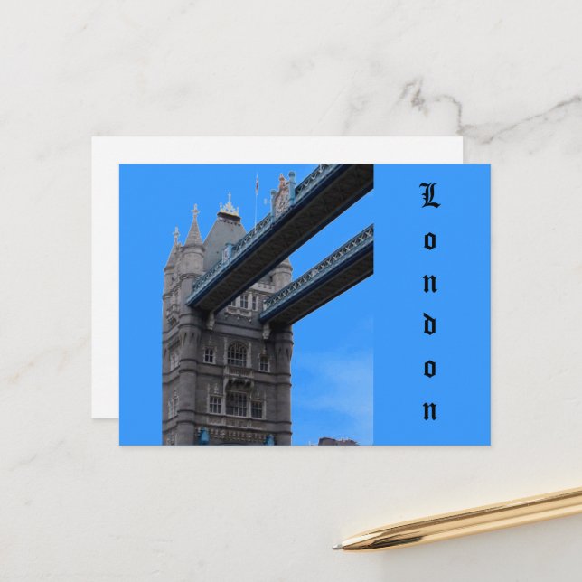 Cartão Postal Sob a Ponte de Londres (Frente/Verso In Situ)