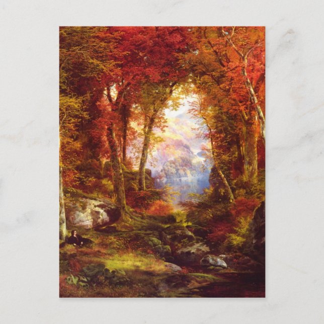 Cartão Postal Sob as árvores (Frente)