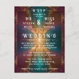 Cartão Postal "Sob as Estrelas: Uma Celebração do Amor"