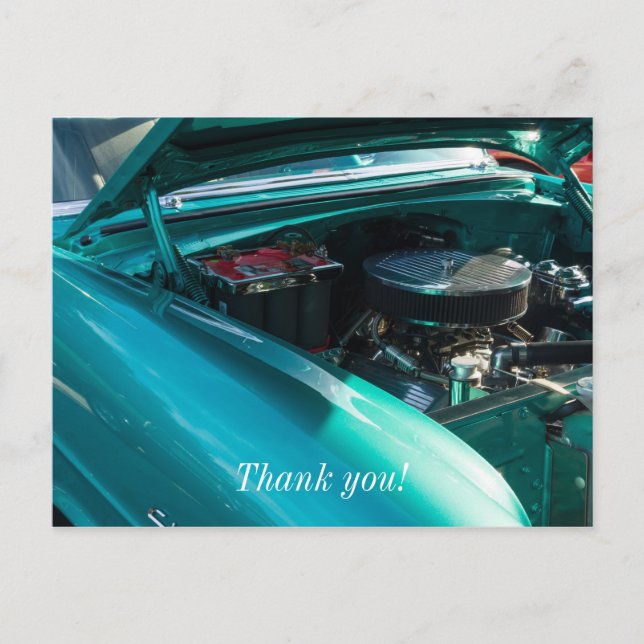 Cartão Postal Sob o Capô (Frente)