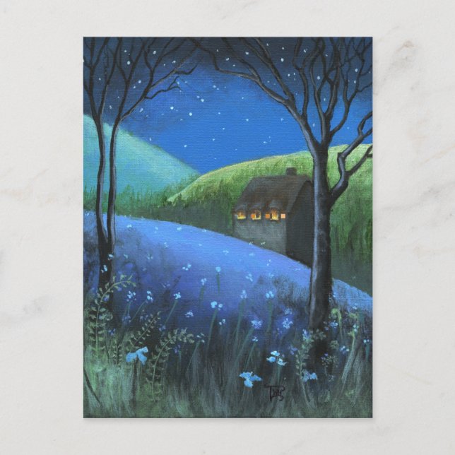 Cartão Postal Sob o Cartão-postal do Vazio Stars (Frente)