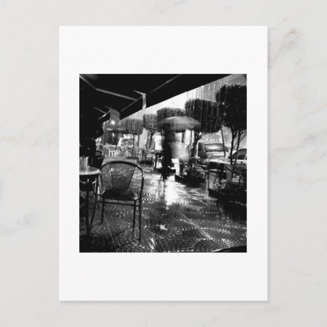 Cartão Postal Sob o guarda-chuva (Frente)