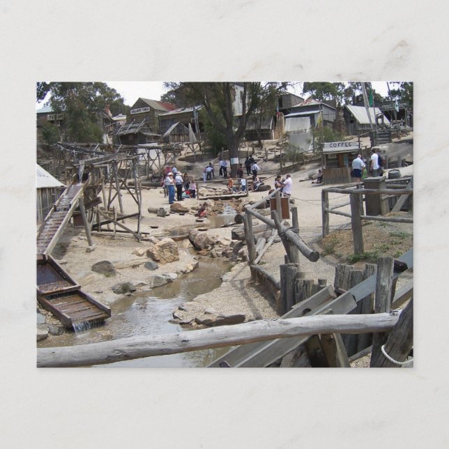 Cartão Postal Soberano Hill Ballarat Austrália (Frente)