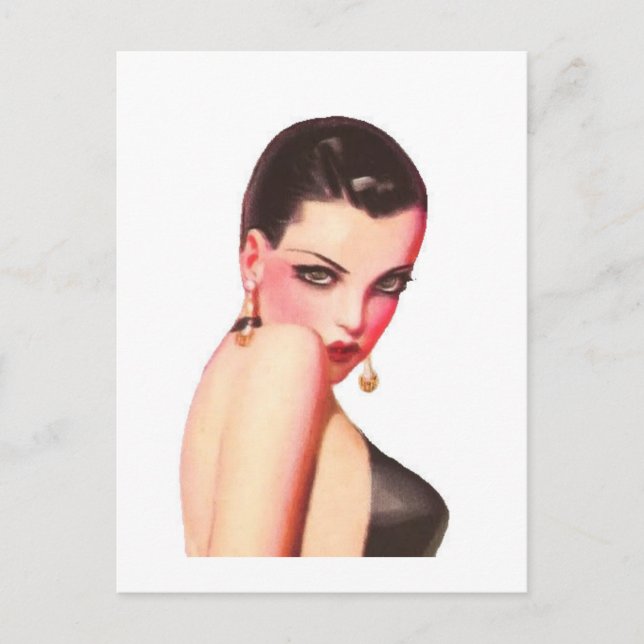 Cartão Postal Sobre a aparência do ombro (Frente)