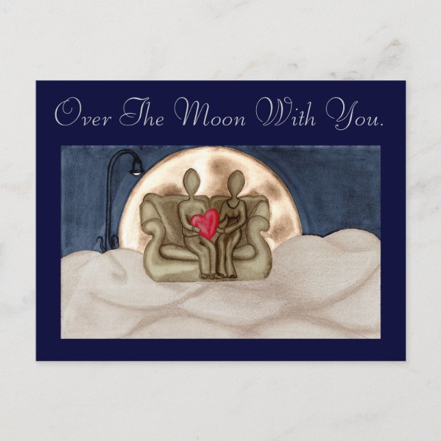 Cartão Postal Sobre a Lua (Frente)