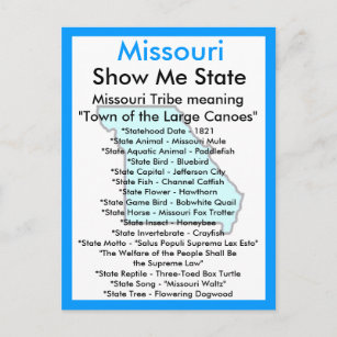 Cartão Postal Sobre Missouri
