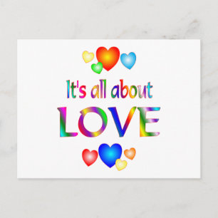 Cartão Postal Sobre o Amor