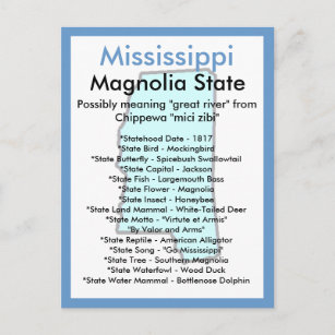 Cartão Postal Sobre o Mississippi