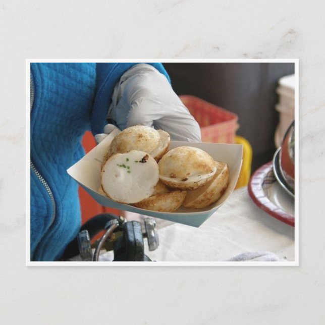 Cartão Postal Sobremesa tailandesa (Frente)