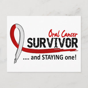 Cartão Postal Sobrevivência 8 Cancer oral