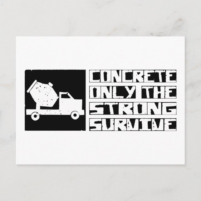 Cartão Postal Sobrevivência Concreta (Frente)