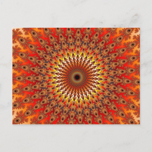 Cartão Postal Sobrevivência - Fractal (Frente)