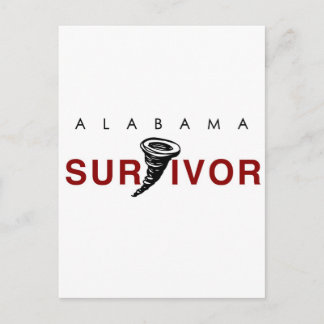 Cartão Postal Sobrevivência Tornado