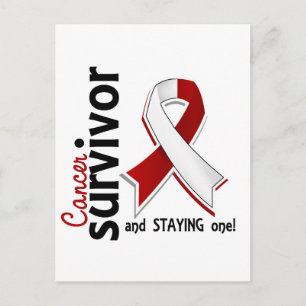 Cartão Postal Sobrevivente de câncer de Cabeça e Pescoço 19