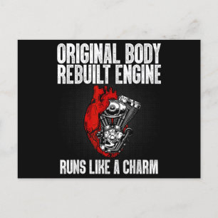 Cartão Postal Sobrevivente de Recuperação de Cirurgia Funcional 