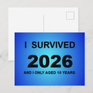 Cartão Postal Sobrevivi 2026