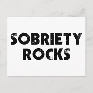 Cartão Postal Sobriety Rocks