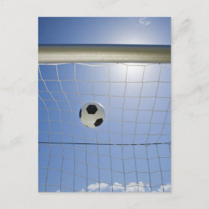 Cartão Postal Soccer Ball and Goal 2