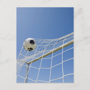 Cartão Postal Soccer Ball and Goal 3