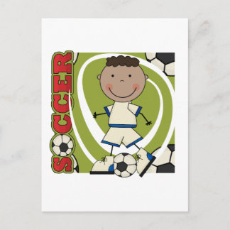 Cartão Postal SOCCER - Camisetas e presentes afro-americanos