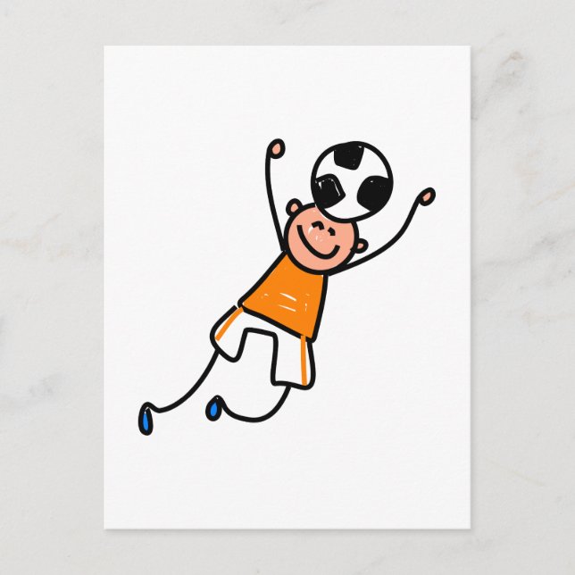 Cartão Postal Soccer Kid (Frente)