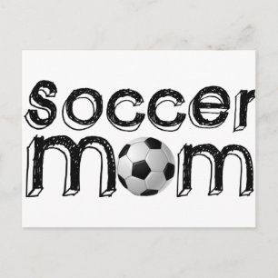 Cartão Postal Soccer Mãe