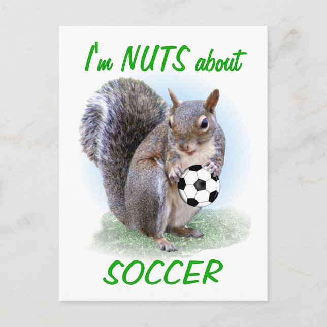 Cartão Postal Soccer Nut (Frente)