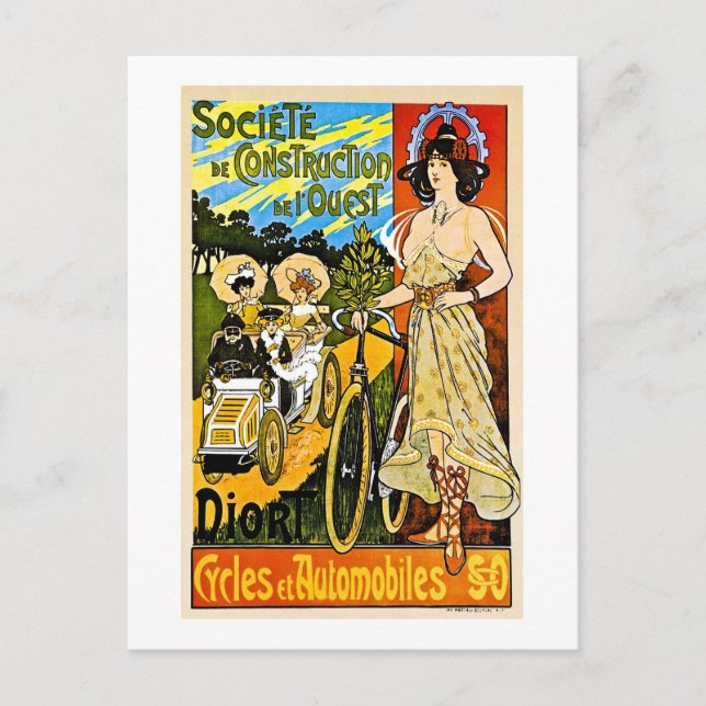 Cartão Postal Societe' de Construction De l' Ouest - Diort (Frente)