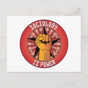 Cartão Postal Sociologia é poder