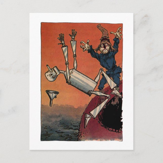 Cartão Postal Socorro! Tinman Falling (Frente)