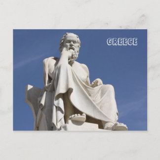 Cartão postal Sócrates de grécia