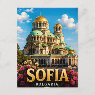 Cartão Postal Sofia Bulgária Capital Balcânica Descoberta 📍