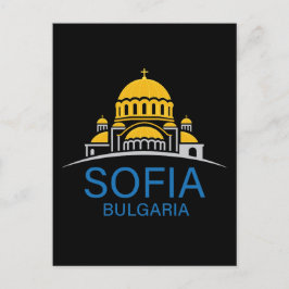 Cartão Postal Sofia Bulgária União Europeia