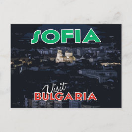 Cartão Postal Sofia, visite a Bulgária...