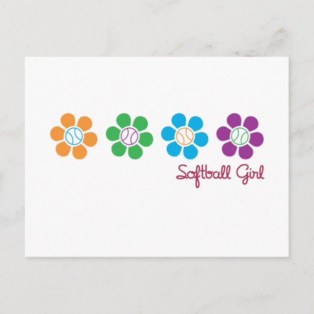 Cartão Postal Softball de Bayflower (Frente)