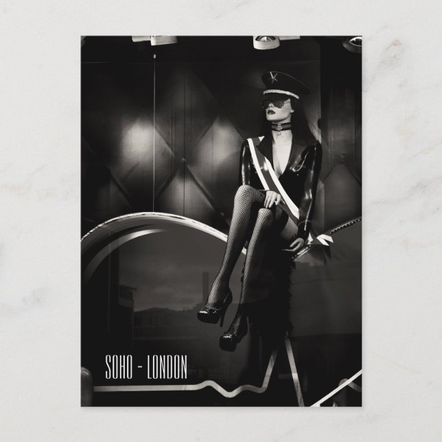 Cartão Postal Soho, London urban, British Show (Frente)