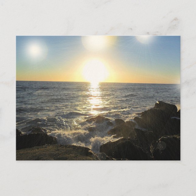 Cartão Postal Sóis Poentes (Frente)