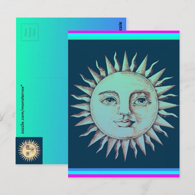 Cartão Postal Sol (Frente/Verso)