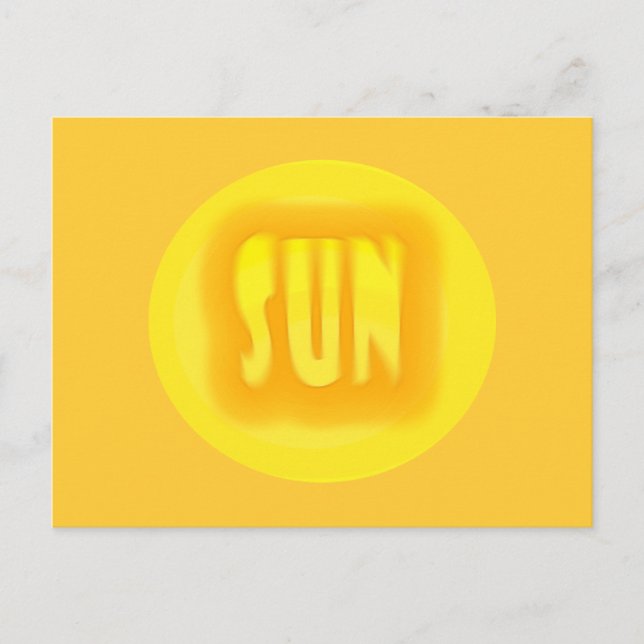 Cartão Postal Sol! (Frente)