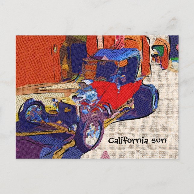 Cartão Postal sol da Califórnia (Frente)