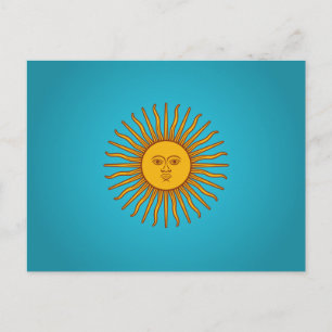 Cartão Postal Sol de Mayo argentino