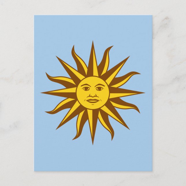 Cartão Postal Sol de Mayo - URUGUAY (Frente)